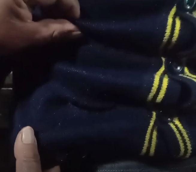 Imagen de la ropa de la menor agredida