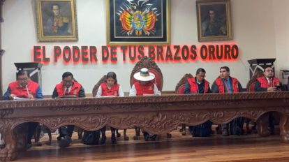 secretarios departamentales de Oruro