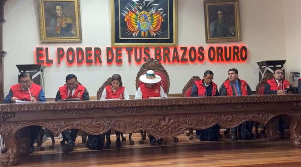 secretarios departamentales de Oruro