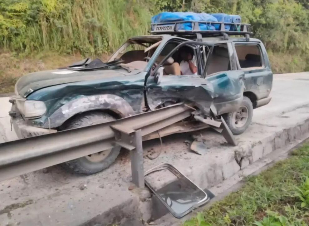 El vehículo del sindicato “Trans 20 de Octubre”