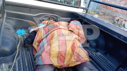 Imagen de la mujer trasladada en la morgue