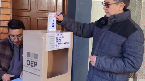 Votación Oruro