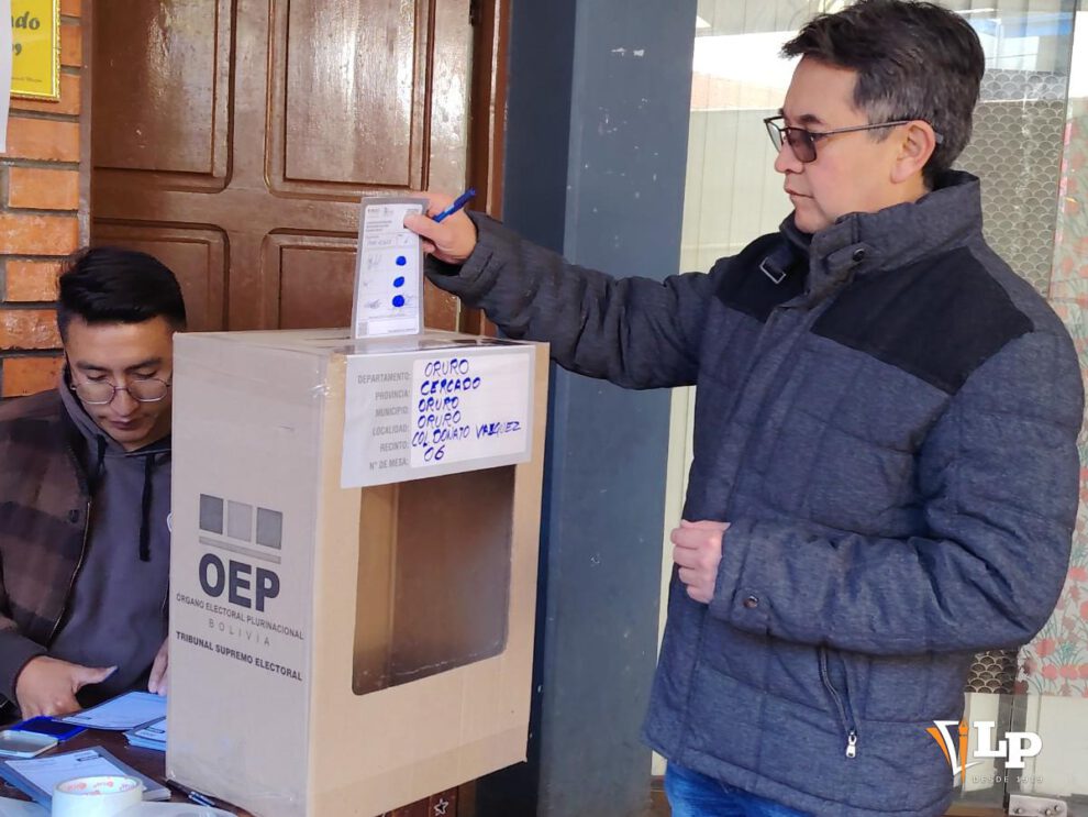 Votación Oruro