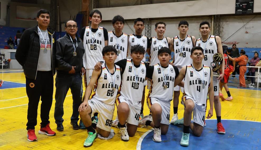 Torneo oficial de baloncesto U-19, Alemán se consagra campeón, Coliseo Luis Lazzo Quinteros de Oruro
