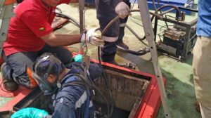 Limpieza del tanque en Rurrenabaque