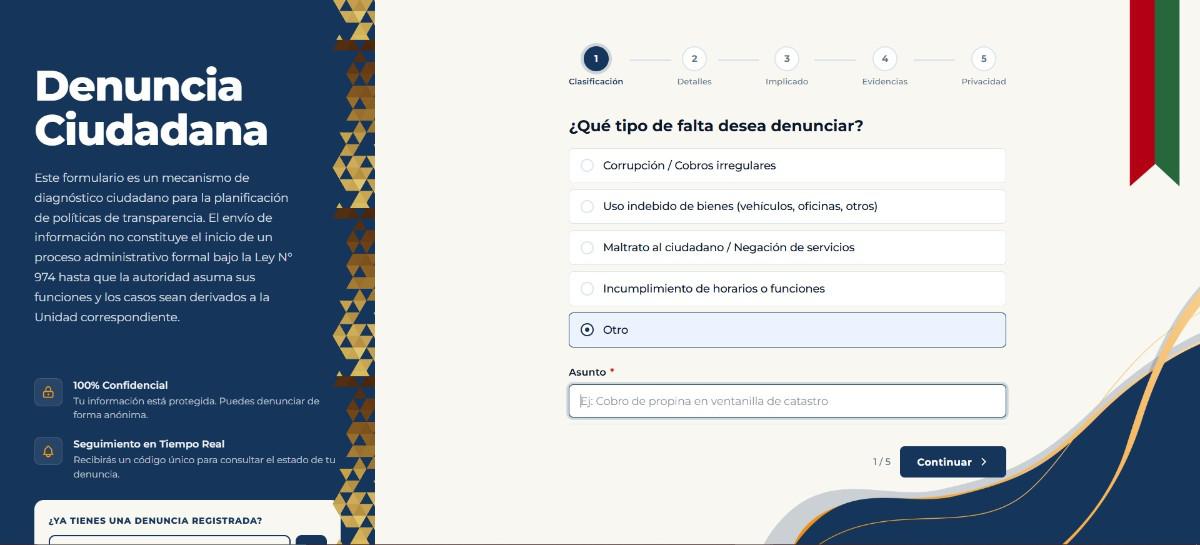 Denuncia Ciudadana, la plataforma presentada por Roca