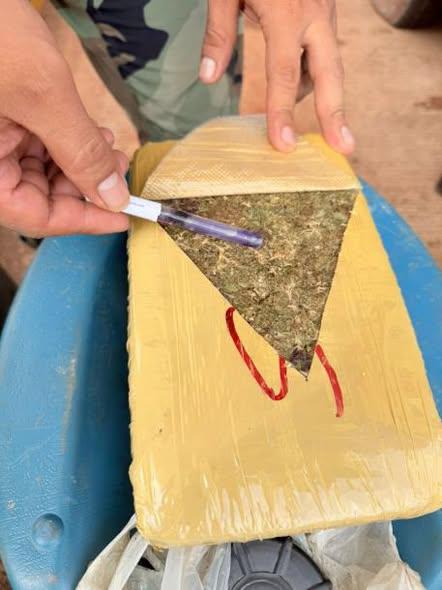 paquetes de marihuana