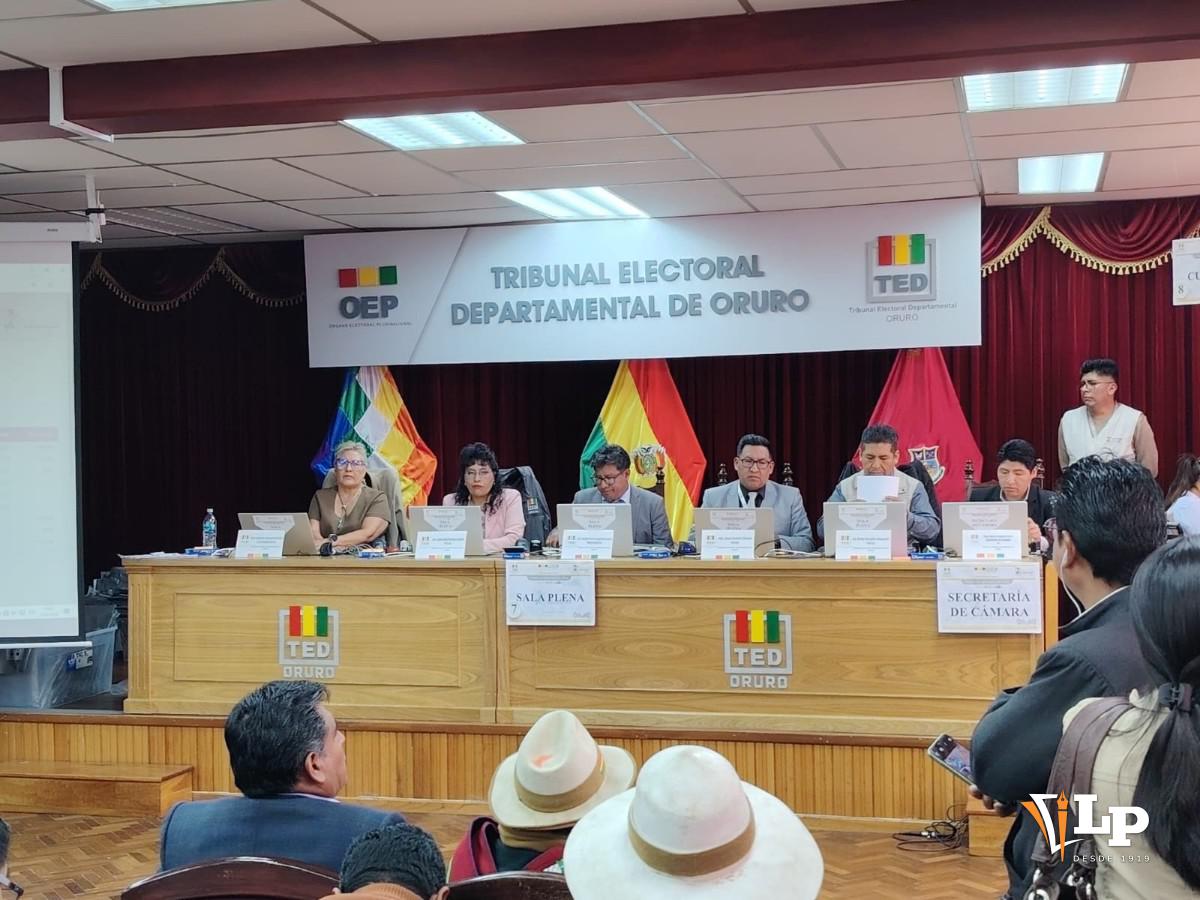 Tribunal electoral de Oruro