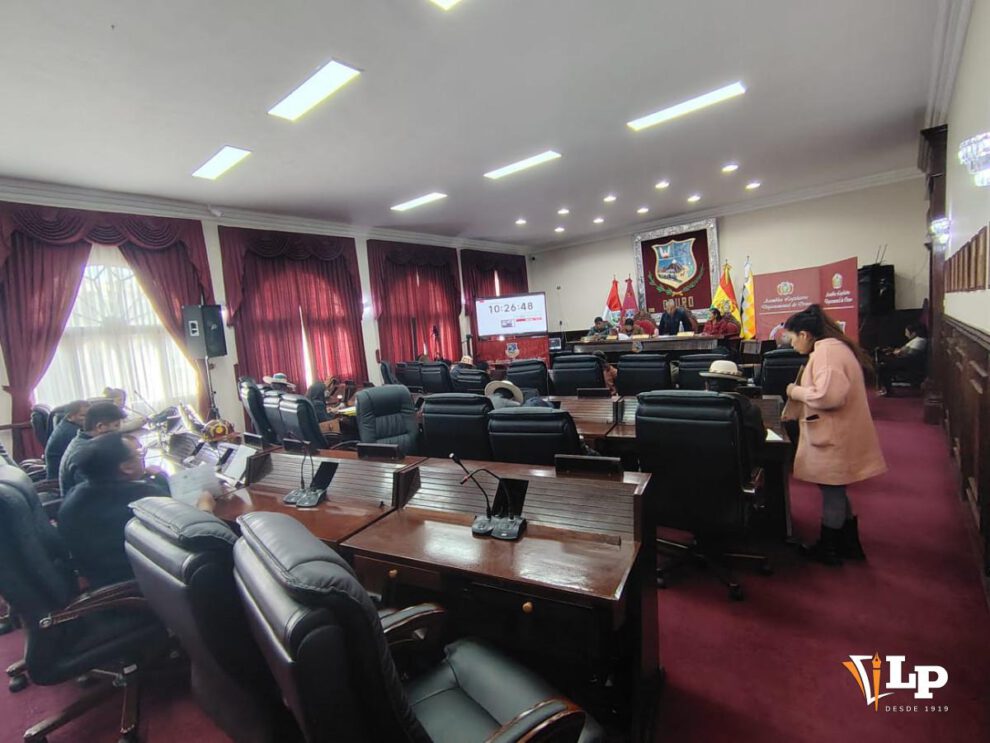 asamblea legislativa departamental de Oruro