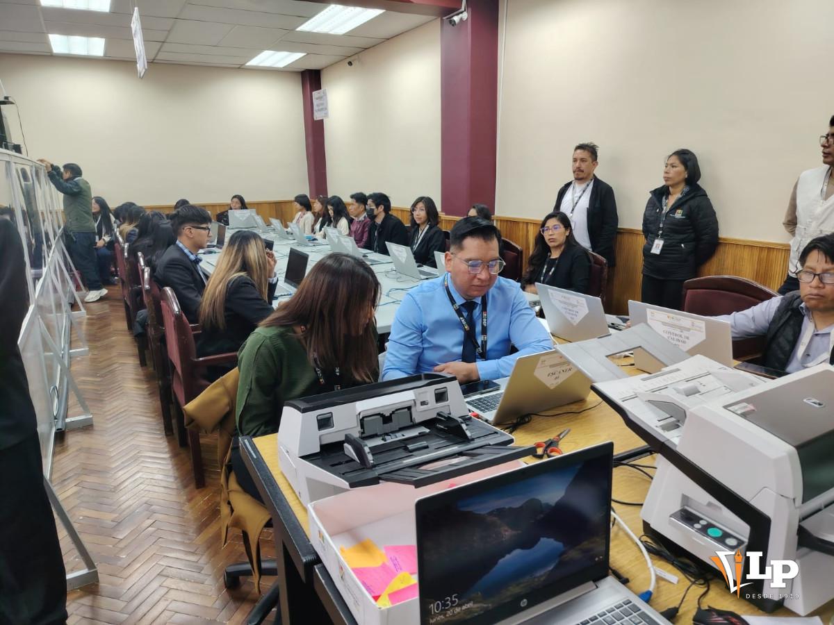 computo de votos en tribunal electoral