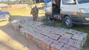 Decomiso de 700 maples de huevo de contrabando en Chaguaya