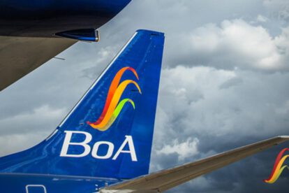 Un avión de Boliviana de Aviación