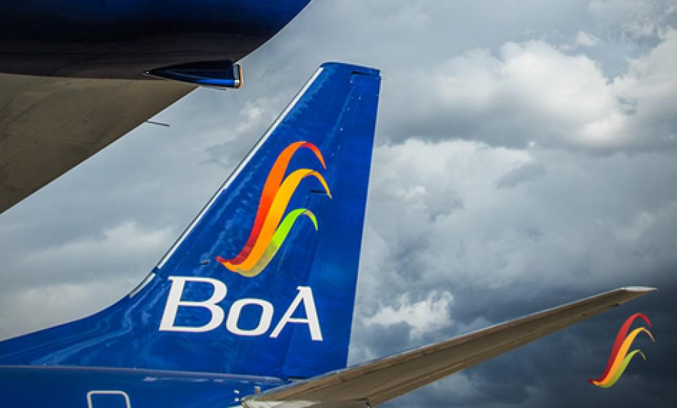 Un avión de Boliviana de Aviación