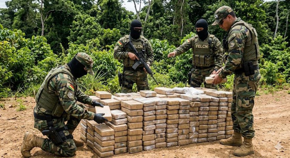 Efectivos de la FELCN