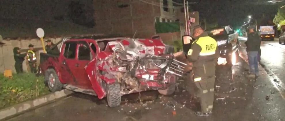 Accidente de dos vehiculos