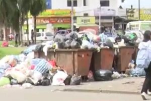 Los contenedores del Sector A están desbordados de residuos sólidos