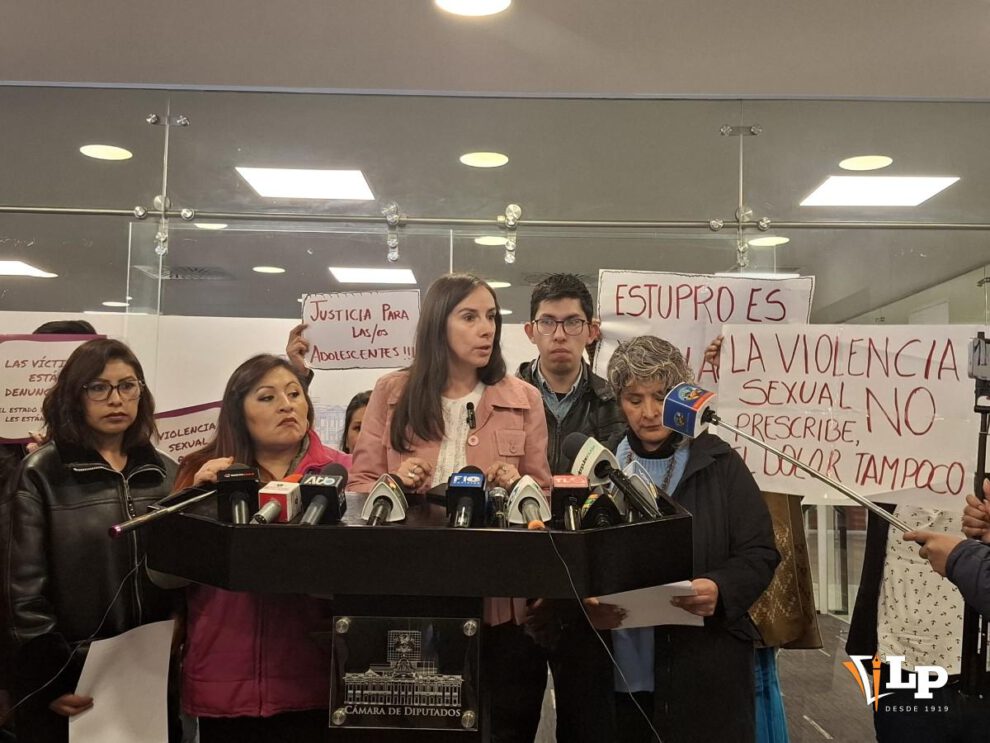 Colectivos, junto a la diputada Andrea Ballivián, defendieron la Ley Brisa