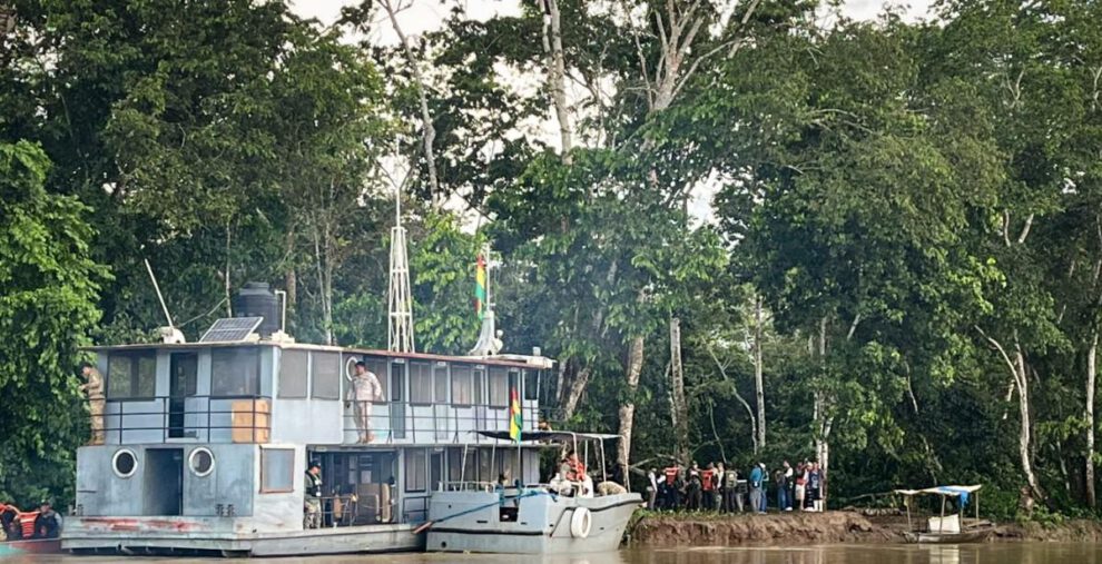 La inspección se realizó en el sector de Genechiquia, Pando