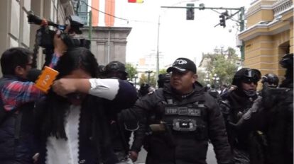 Periodista agredida