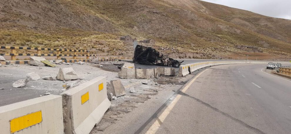 Imagen de la cabina de la cisterna