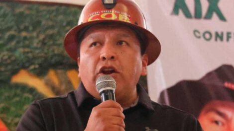 Mario Argollo es ejecutivo de la COB desde 2025