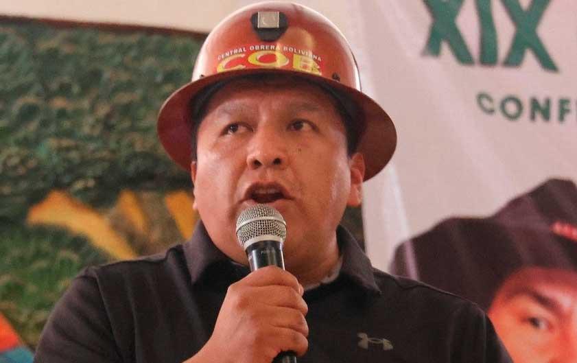 Mario Argollo es ejecutivo de la COB desde 2025