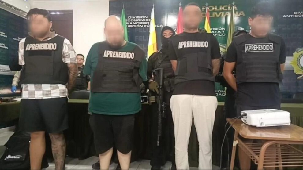 personas fueron presentadas en el Comando como los presuntos sicarios