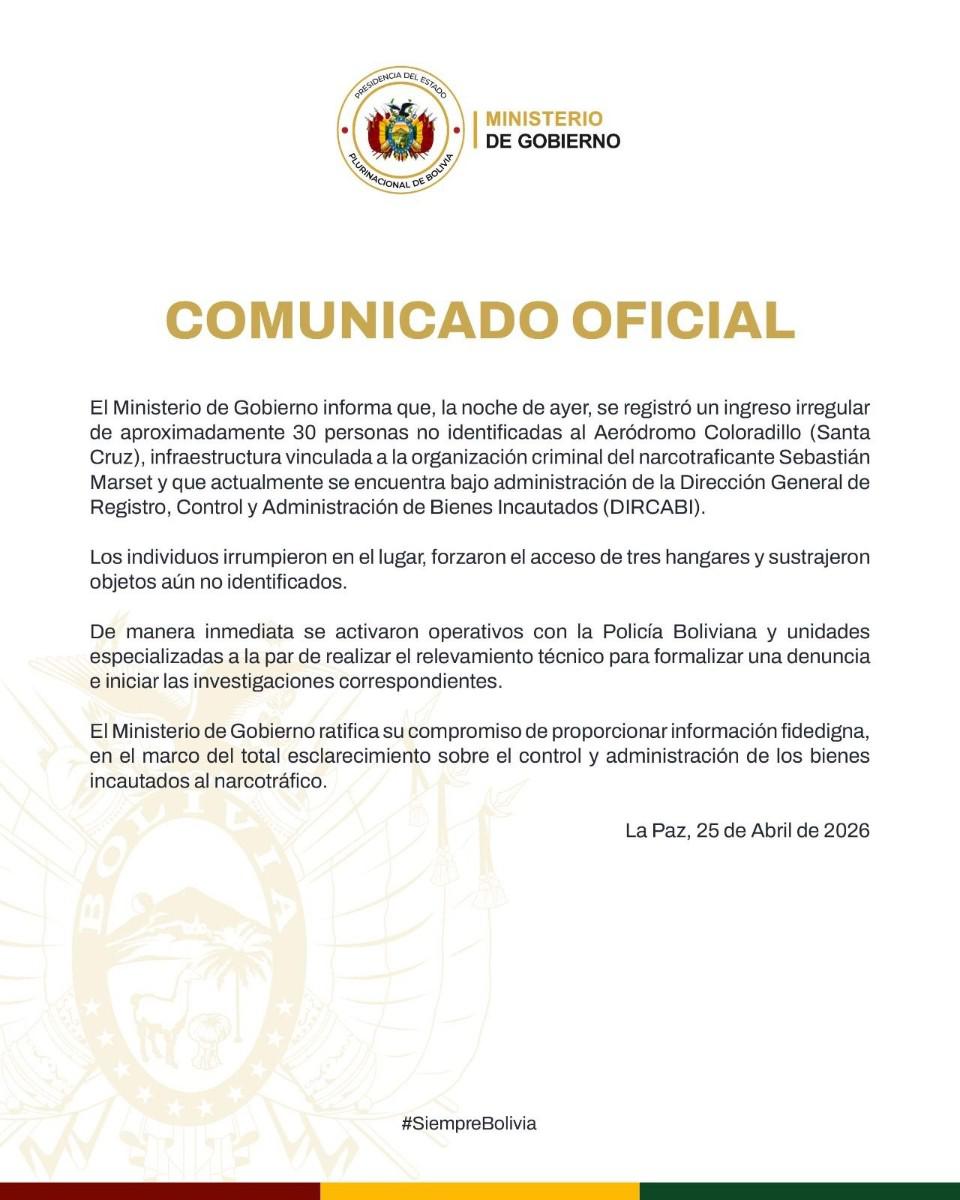 Comunicado Oficial