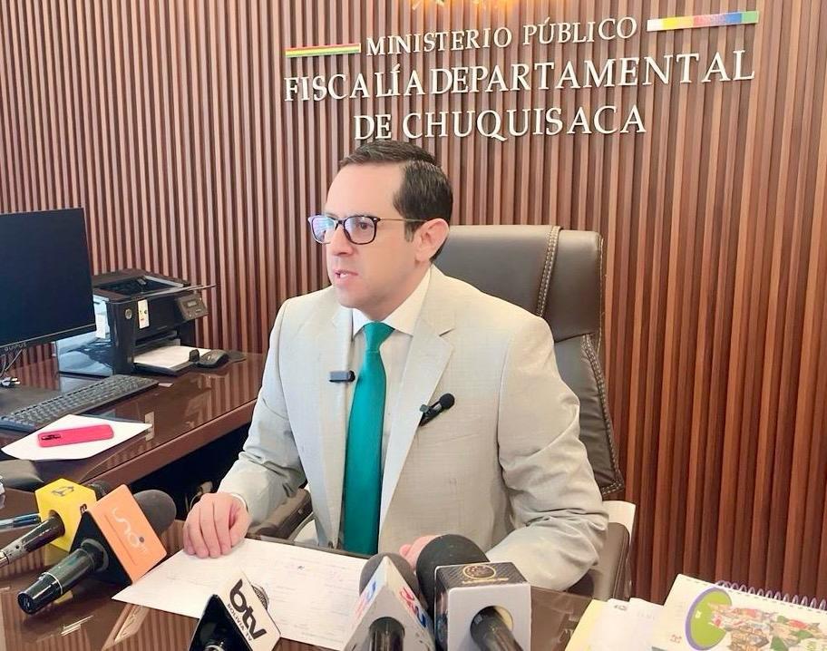 El Fiscal Departamental de Chuquisaca, Mauricio Nava Morales
