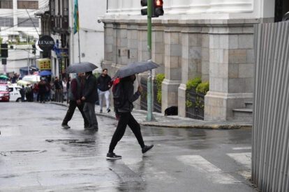 La lluvia afectará a varios departamentos