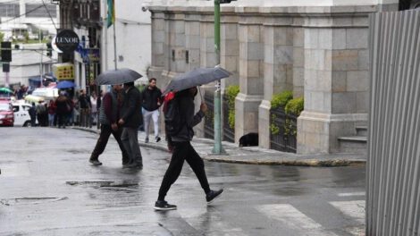 La lluvia afectará a varios departamentos