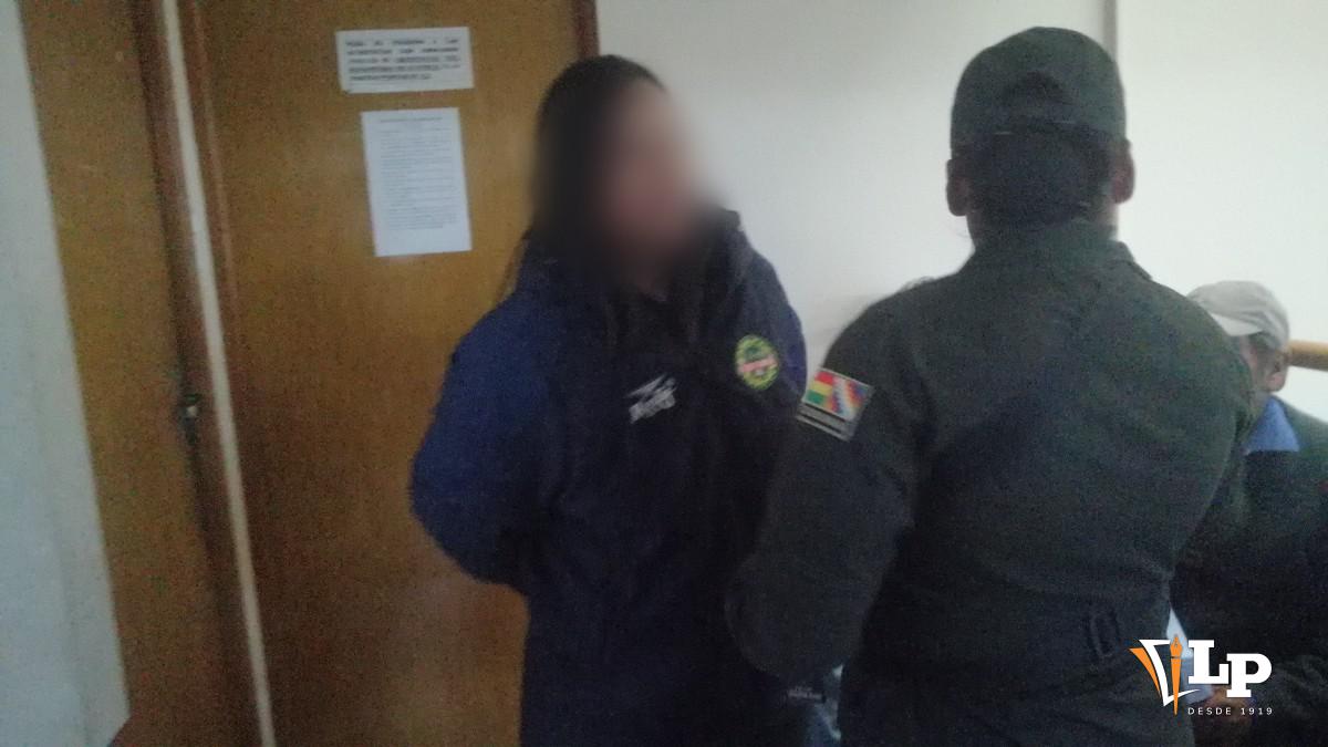 Imagen de la sospechosa