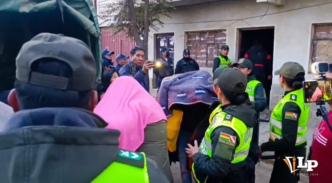 Imagen de la intervención al lenocinio