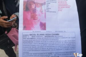 Imagen de cartel de desaparecida de la menor