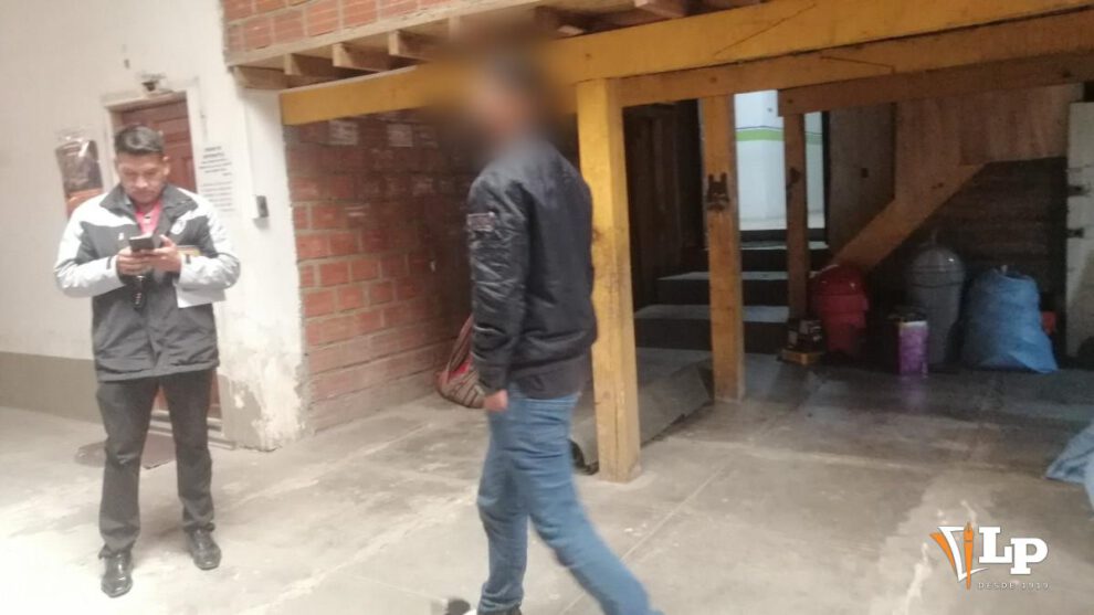 Imagen del sujeto tras prestar su declaración