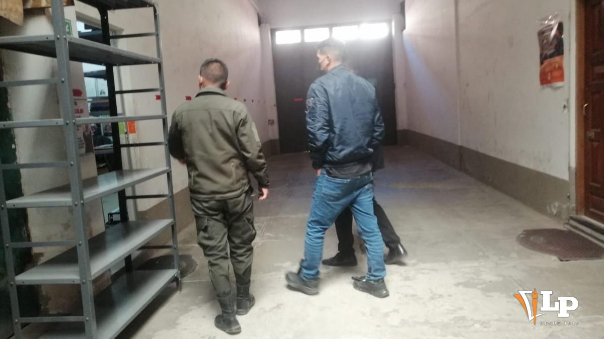 Imagen del aprehendido