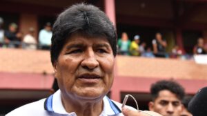 El expresidente Evo Morales