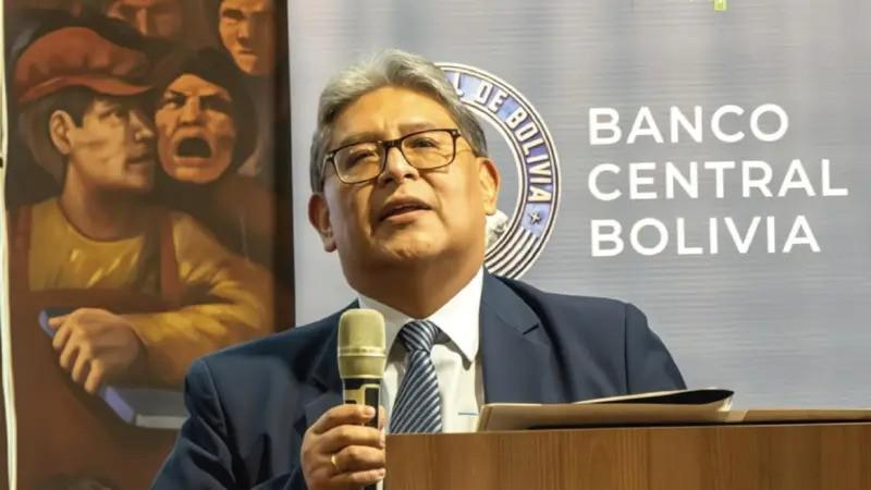 El expresidente del Banco Central de Bolivia, Edwin Rojas Ulo