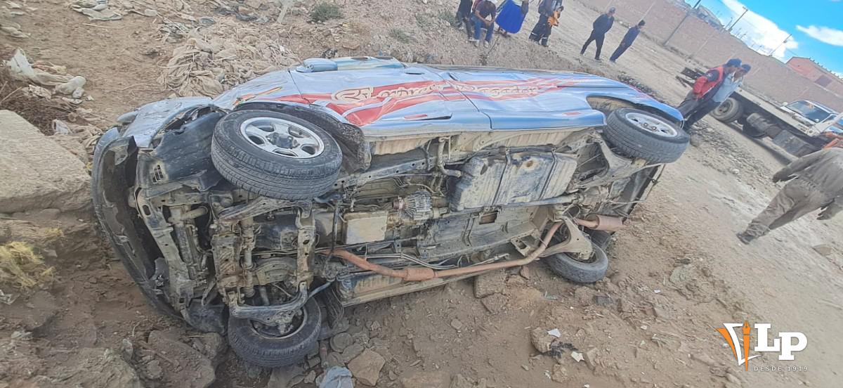 El accidente se produjo en cercanías al barrio San Juan Pampa