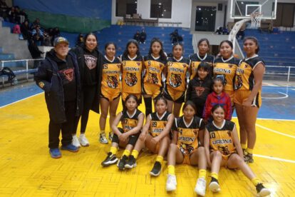 Campeonato oficial de básquetbol, Uriona campeón U-19 damas, Coliseo Luis Lazzo Quinteros de Oruro