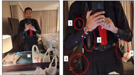 Cole Allen se tomó una selfi armado minutos antes del ataque