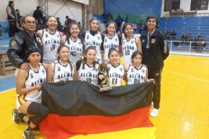 Básquetbol U-25 Damas en Oruro, Alemán vs. Carl A-Z, Coliseo Luis Lazzo Quinteros de Oruro