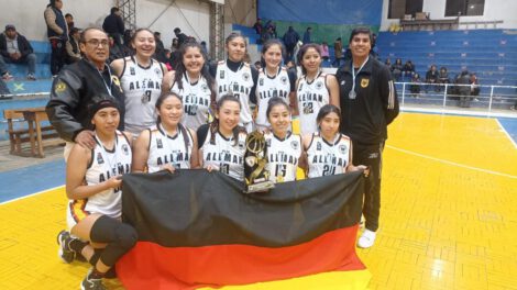 Básquetbol U-25 Damas en Oruro, Alemán vs. Carl A-Z, Coliseo Luis Lazzo Quinteros de Oruro