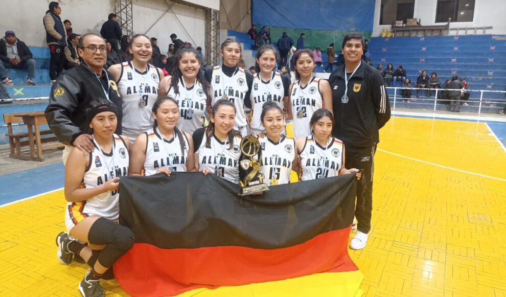 Básquetbol U-25 Damas en Oruro, Alemán vs. Carl A-Z, Coliseo Luis Lazzo Quinteros de Oruro