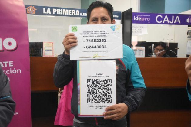 También se incentiva el pago del perdonazo tributario vía QR a través de la banca móvil