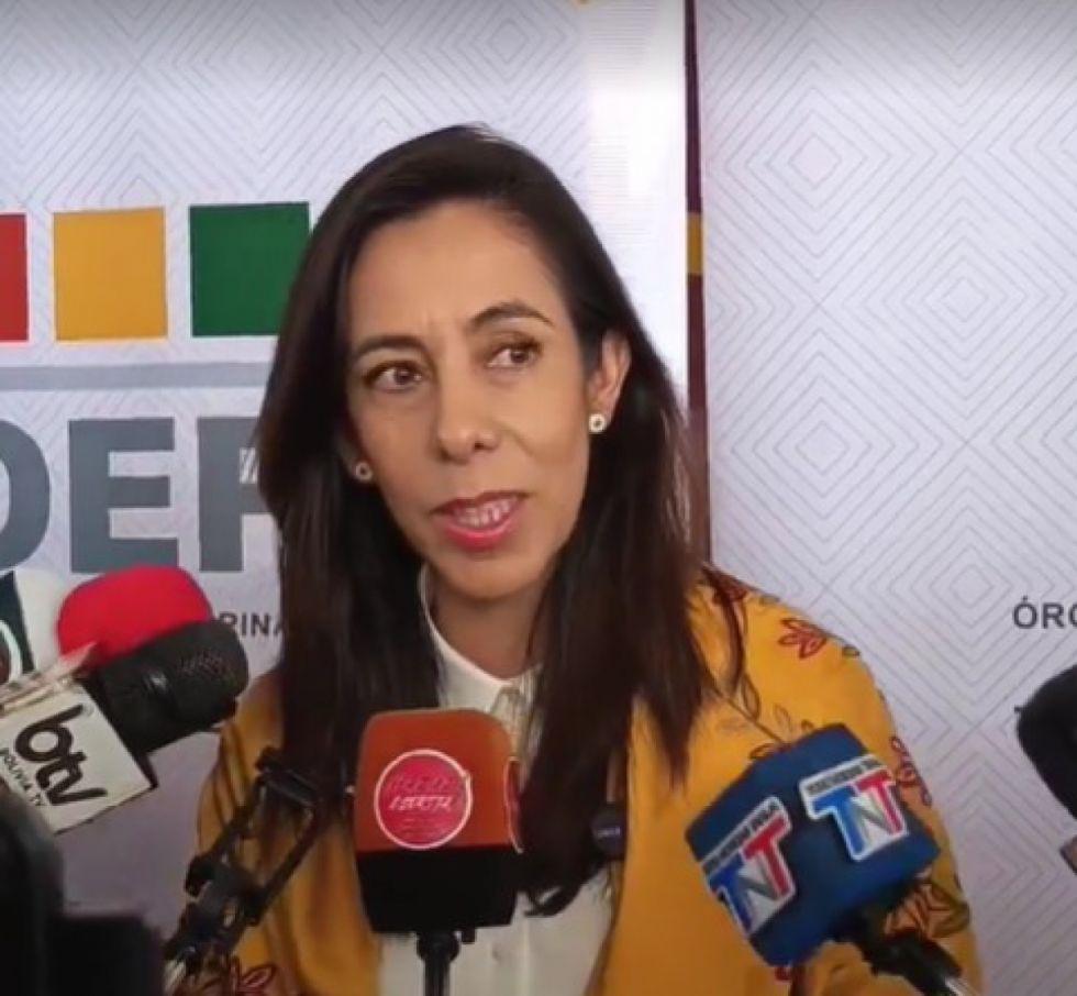 La nueva autoridad, María René Soruco