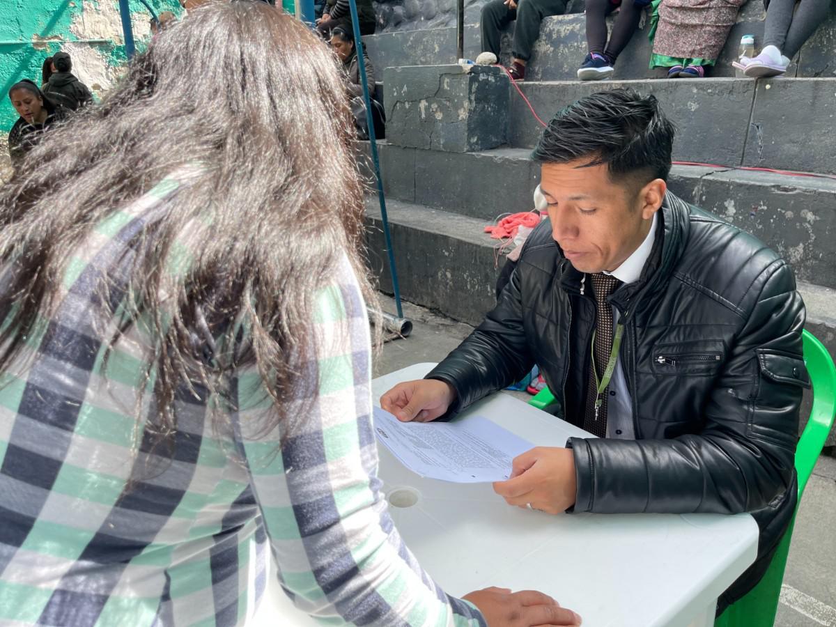 Más de 15 fiscales atendieron de manera personalizada a las participantes