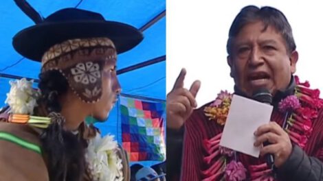 Defensa de Santiago Mamani por David Choquehuanca