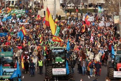 Manifestaciones sector rural España