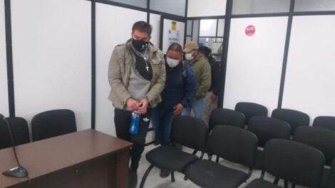 Yassir Molina en el penal de San Pedro